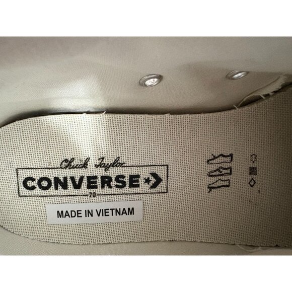 Converse Chuck '70 Hi Metallic Rainbow sneakers shoes Size 6.5 multicolor - Picture 10 of 11